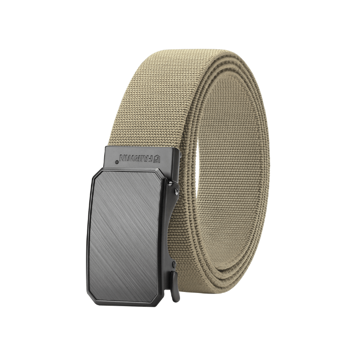 FAIRWIN Ratchet Belts for Men Nylon Web Golf Work Belt with Automatic Buckle