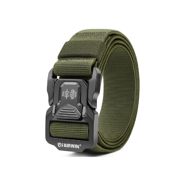 FAIRWIN Tactical Belt for Men, Nylon Web Work Belt