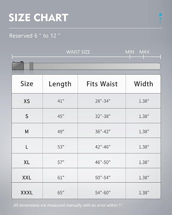 Fairwin® Men's Ratchet Casual Belt