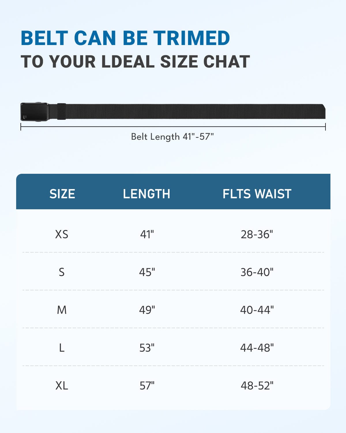Men’s Stretch Nylon Belt with Quick Release Aluminum Buckle Close-Up