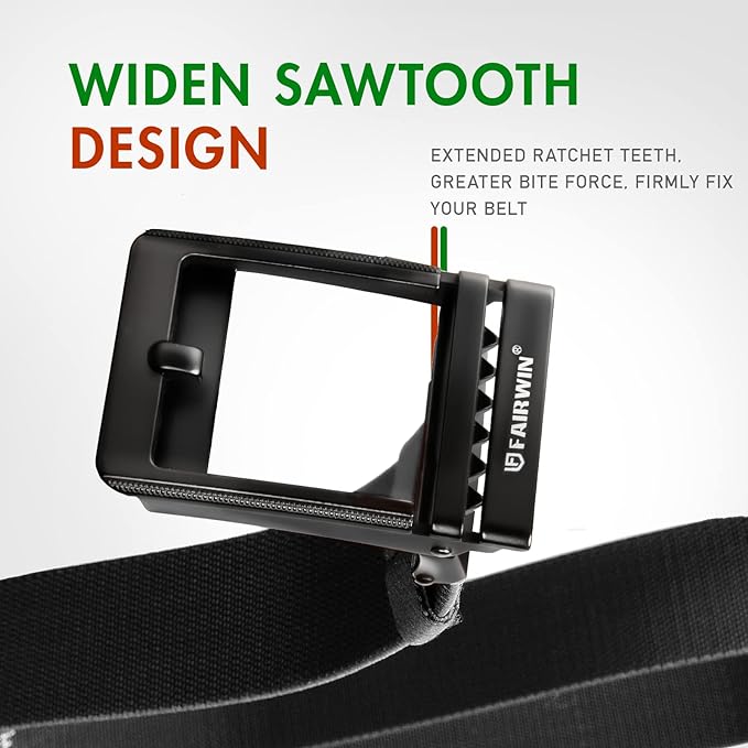 1.3" Casual Golf Jeans Belt with Upgrade Ratchet Buckle