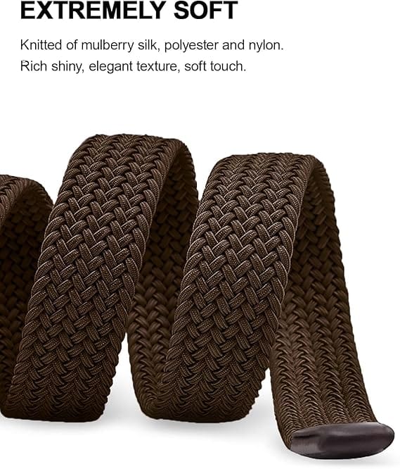 1 3/8" Woven Stretch Casual Golf Belt