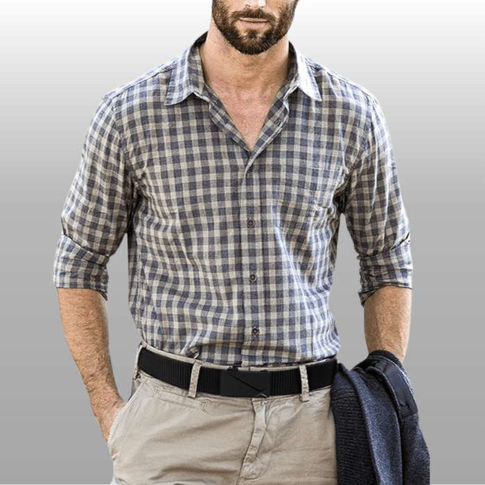 Fairwin® Ratchet Belt with Frosted Buckle