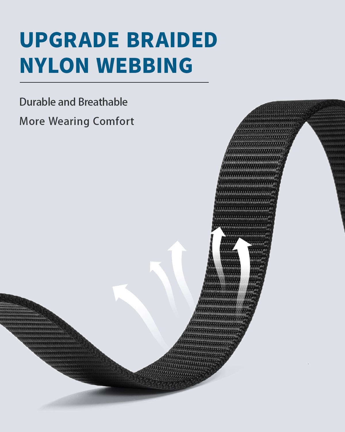 1.5" Nylon Adjustable Ratchet Belt with Automatic Buckle