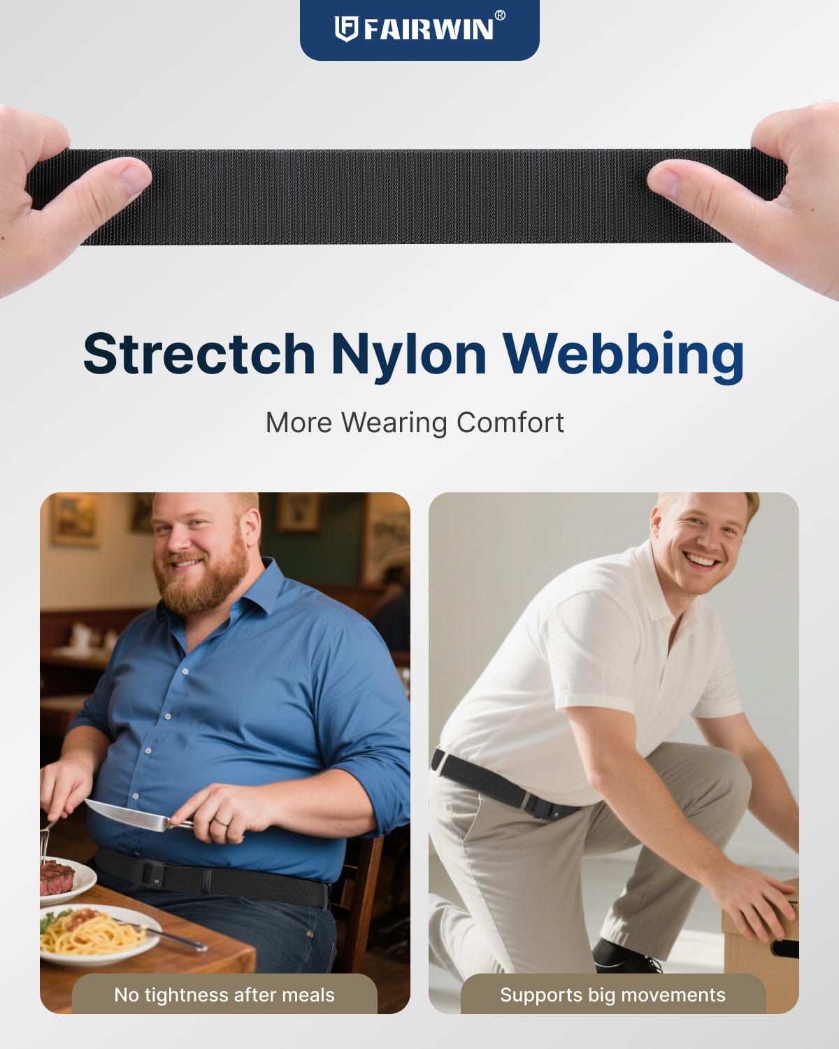 Fairwin® Ratchet Stretch Nylon Belt
