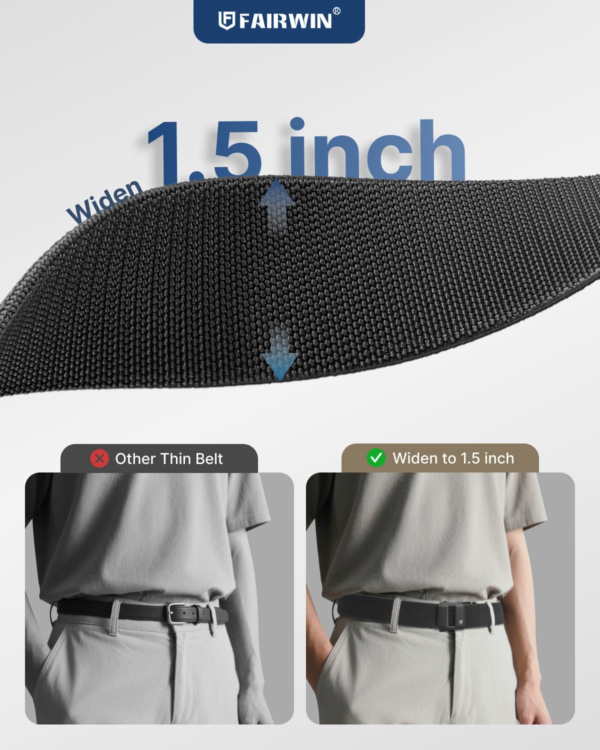 Fairwin® Ratchet Stretch Nylon Belt