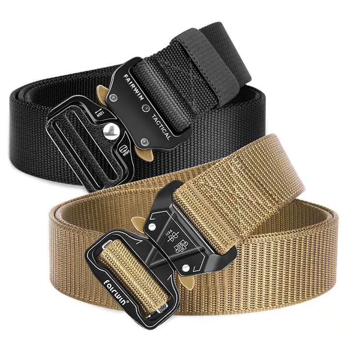 1.5'' Multifunctional Heavy Duty Nylon Belts - 2 Pack