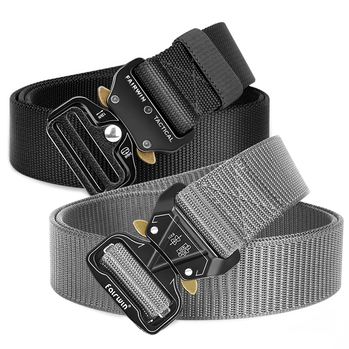 1.5'' Multifunctional Heavy Duty Nylon Belts - 2 Pack
