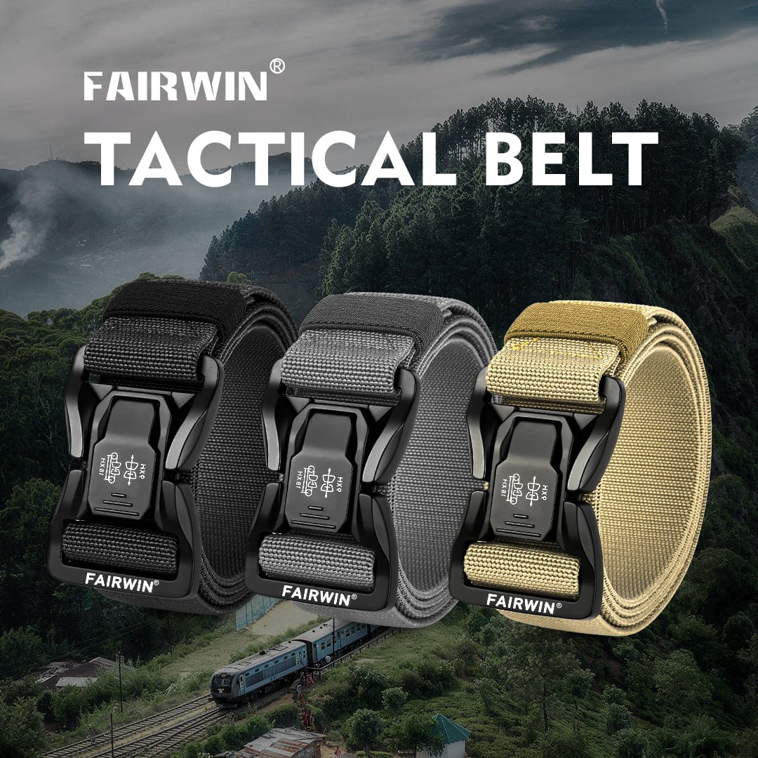 1.5" Stretch Nylon Web Tactical Belt with Alloy Buckle