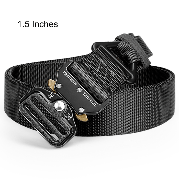 Fairwin 1.5 inch tactical nylon belt for everyday carry and work use