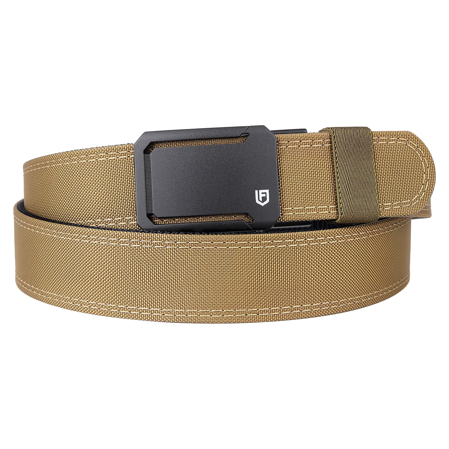 FAIRWIN Tactical Belt, Ratchet CCW EDC Stiff Heavy Duty 1.5" Nylon Work Belt