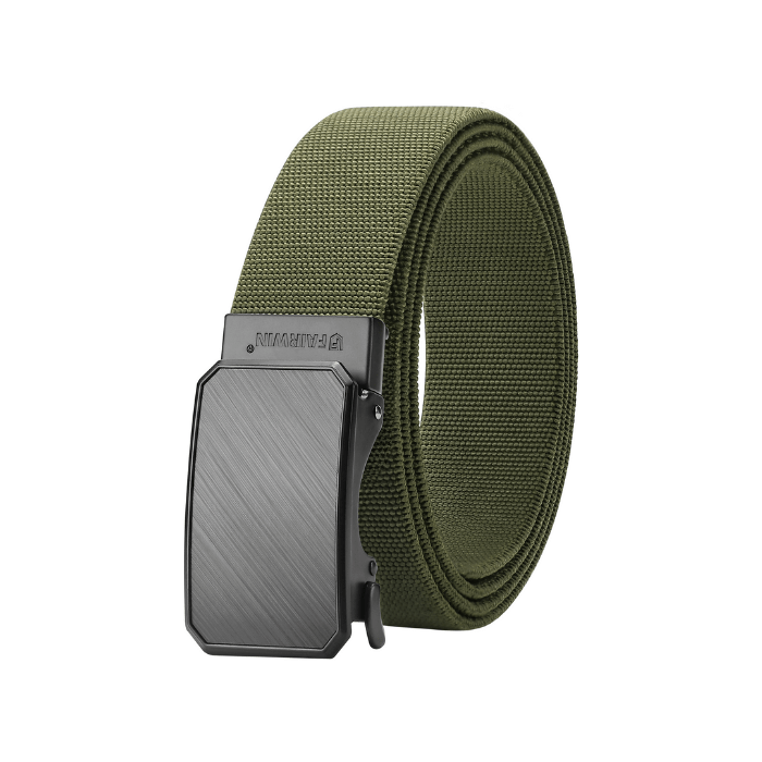FAIRWIN Ratchet Belts for Men Nylon Web Golf Work Belt with Automatic Buckle
