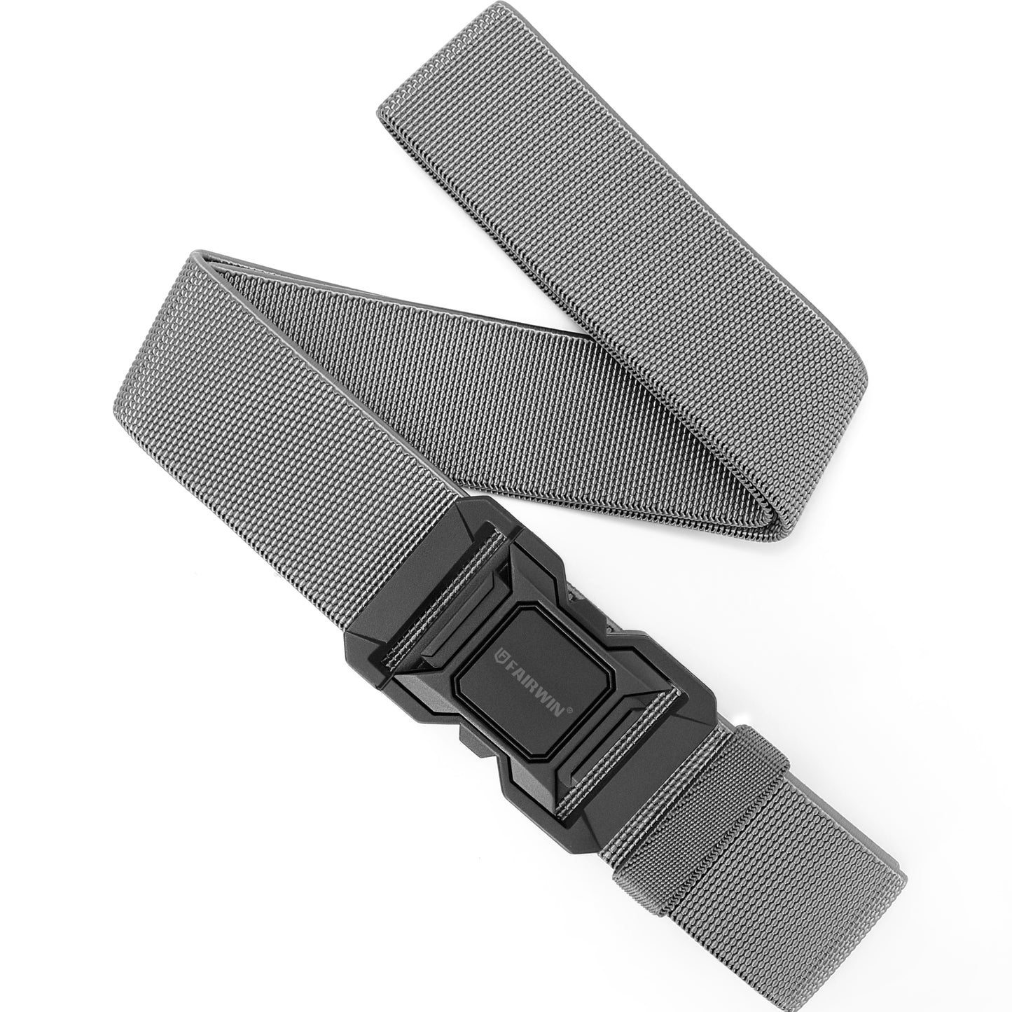 FAIRWIN Men's Belt, Elastic Stretch Nylon Work Belt for Men