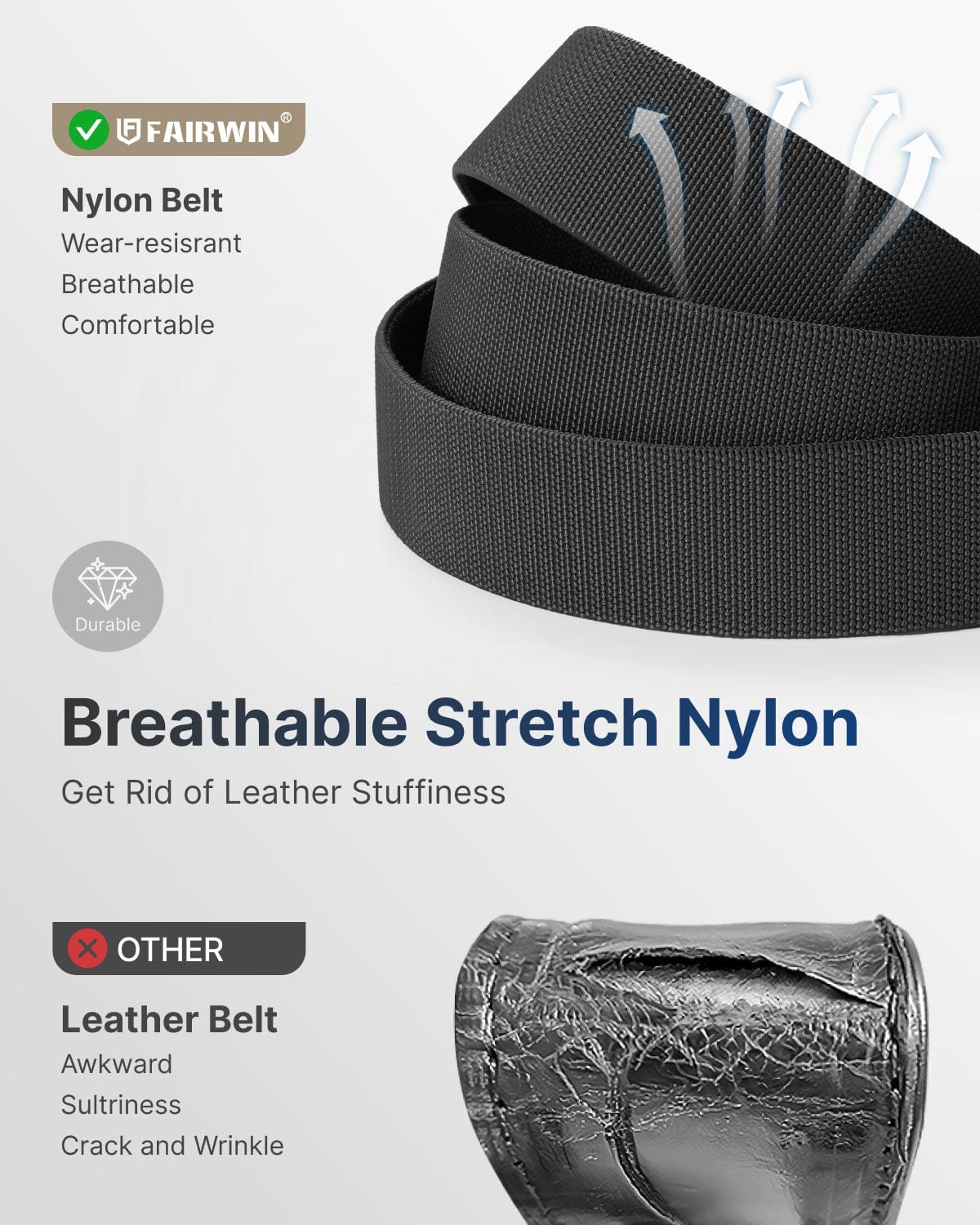 Fairwin® Ratchet Stretch Nylon Belt