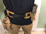 Fairwin Tactical Gun Belts, 1.5" Heavy Duty Two Layer EDC Belt with Quick-Release Buckle - Reinforced Carry Belts Great for Wilderness Hunting Survival