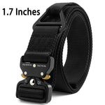 Fairwin Tactical Rigger Belt, 1.7” Nylon Webbing Belt with V-Ring Heavy-Duty Quick-Release Buckle