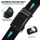 Automatic Buckle Adjustable Tactical Nylon Belt