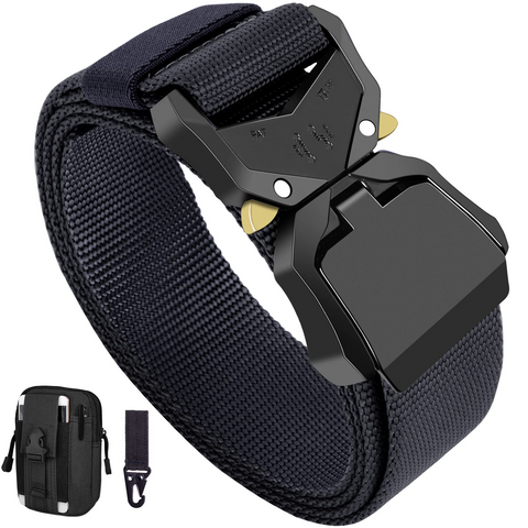 Fairwin Tactical Belt with Molle Pouch, Military Style Nylon Webbing Belt,  Safety Belts & Harnesses -  Canada